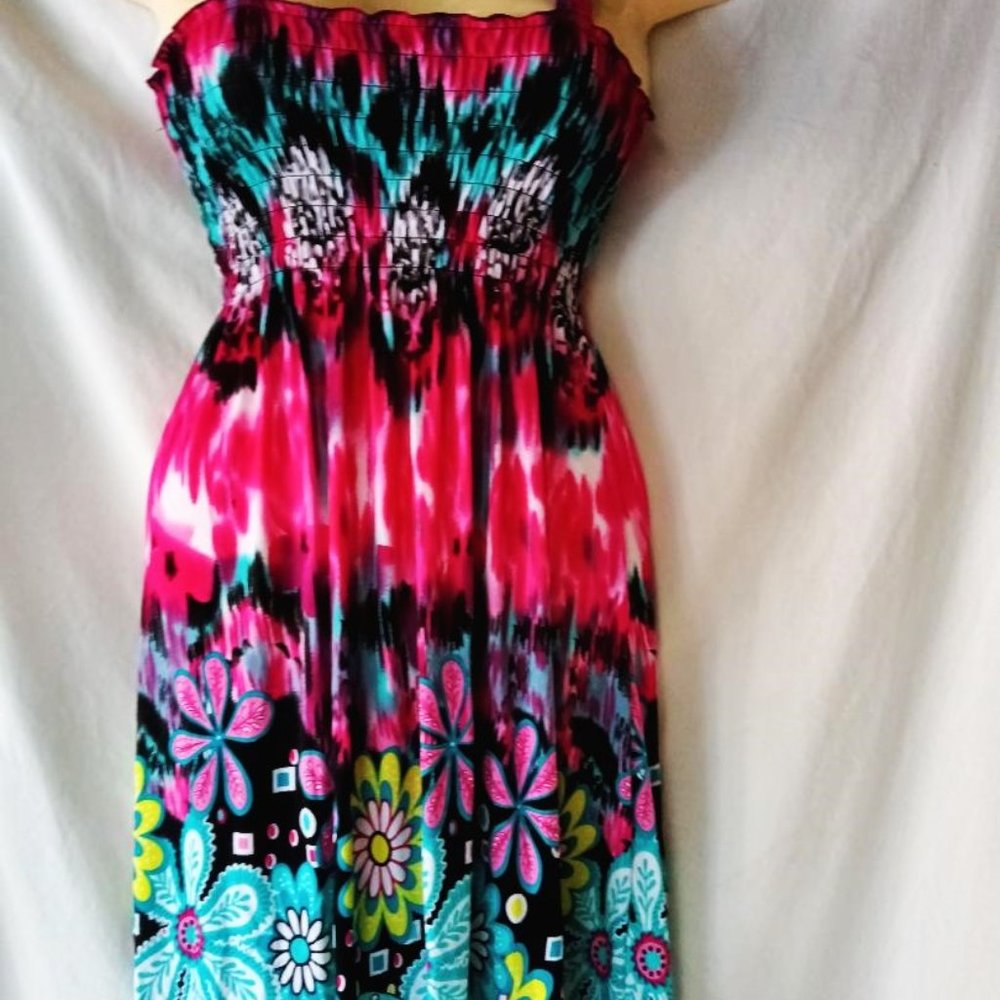 Junior's Sleeveless Sundress Size Large